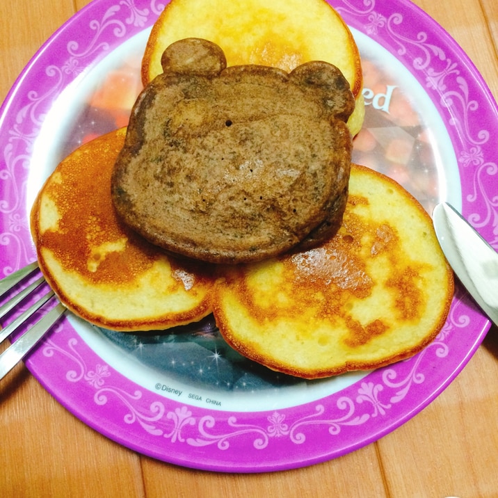 ヨーグルトで☆ふわふわもっちりホットケーキ